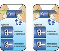 Seleccione su ilustración de dosis