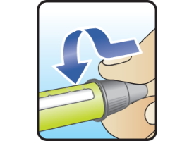 Poner nueva aguja en la pluma Tresiba® FlexTouch®