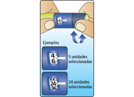 Seleccionar dosis de Tresiba®